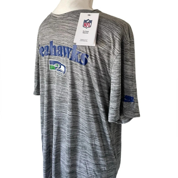 The Nike Tee Dri-Fit NFL Seattle Seahawks On Field Apparel Men's Large Shirt NWT - Picture 3 of 13